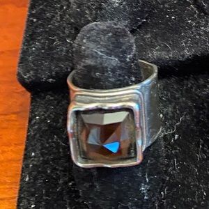 Silpada Sterling Silver Smoky Quartz ring